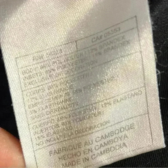 Nike dri fit‎ leggings cropped stretchy mesh detail elastic waist. Medium - Picture 5 of 5